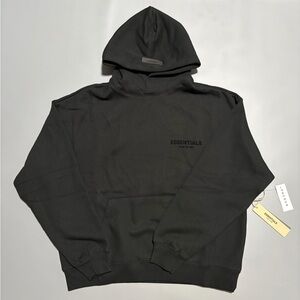 Essentials Fear Of God Black Hoodie